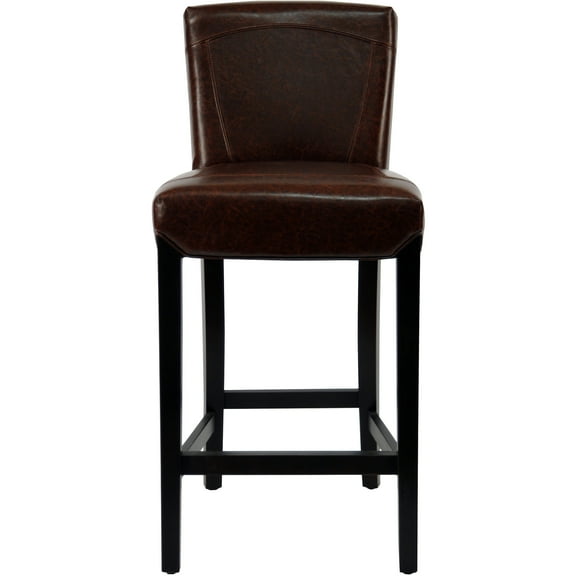 Safavieh Ken 43" Bicast Leather Barstool
