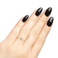 thumbnail image 3 of 14K Yellow Gold Diamond Round Charm Chain Ring for Women - Size 7, 3 of 5