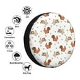thumbnail image 4 of Yiaed Rabbit And Squirrel Print Tire Wheel Cover, Waterproof Spare Tire Cover Fit for Jeep, Truck,Trailer, RV, SUV, Camper and Most Vehicle-16 inch, 4 of 6