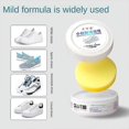 thumbnail image 5 of 120g White Shoe Cleaning Cream Multi-functional Cleaning Whitening Brightening and Yellowing Maintenance for Shoes Shoe Cleaner, 5 of 5