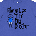 thumbnail image 4 of Inktastic Either Way It Goes, I'm the Big Brother Youth T-Shirt, 4 of 5