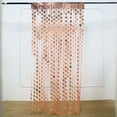 thumbnail image 2 of Efavormart Blush/Rose Gold Heart Chain Foil Fringe Door Window Curtain Party Backdrop, Metallic Gold Tinsel Streamer Party Decor - 3ftx6.5ft, 2 of 4