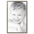 thumbnail image 2 of ArtToFrames 29" x 47" Silver Picture Frame, 29x47 inch Silver Wood Poster Frame (WOM-5023), 2 of 7