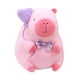 thumbnail image 2 of Peluche de carpincho rosa para acompañar el sueño, adorno divertido y cómodo para las vacaciones. sostener globo 40cm, 2 of 9