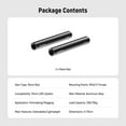 thumbnail image 6 of Neewer Aluminum Alloy Extendable 15mm Extension Rods (4"/10cm Long, 2 Pack) for 15mm LWS Rod Rail System Shoulder Rig Video Rig Baseplate, SR021, 6 of 6