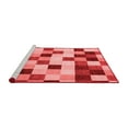 thumbnail image 2 of Ahgly Company Machine Washable Indoor Square Abstract Red Modern Area Rugs, 5' Square, 2 of 4
