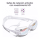 thumbnail image 2 of Gafas De Natacion Lab.G Proteccion UV Y Recubrimiento Blancas, 2 of 4