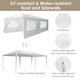 thumbnail image 3 of Yescom 20'x10' White Outdoor Wedding Party Patio Enclosed Canopy Tent w/ Removable Side Wall Canopy Sun Shelter Yescom Modern, 3 of 8
