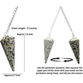 thumbnail image 4 of Dalmatian Jasper Crystal Pendulum Divination, 4 of 5