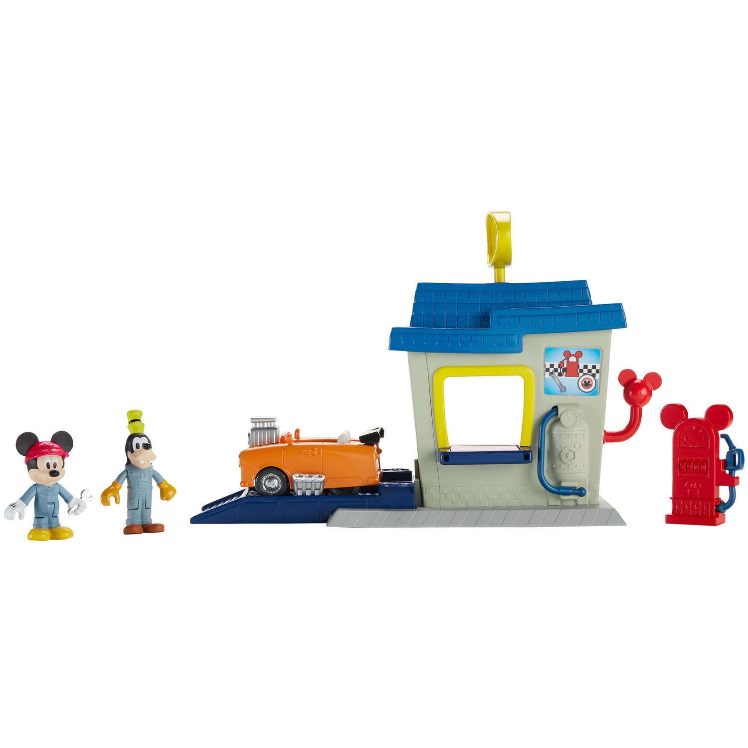 mickey and the roadster racers garage walmart