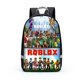 thumbnail image 1 of Mochilas escolares con estampado de dibujos animados para adolescentes, Mochila informal de nailon, a la moda, gran oferta, 1 of 4