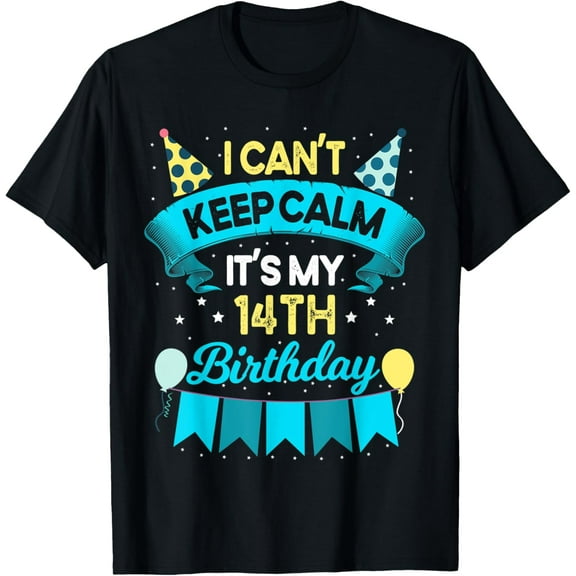Exquisite and comfortable-14 Year Old Boy Girl Birthday Gift It's My 14th Birthday T-Shirt