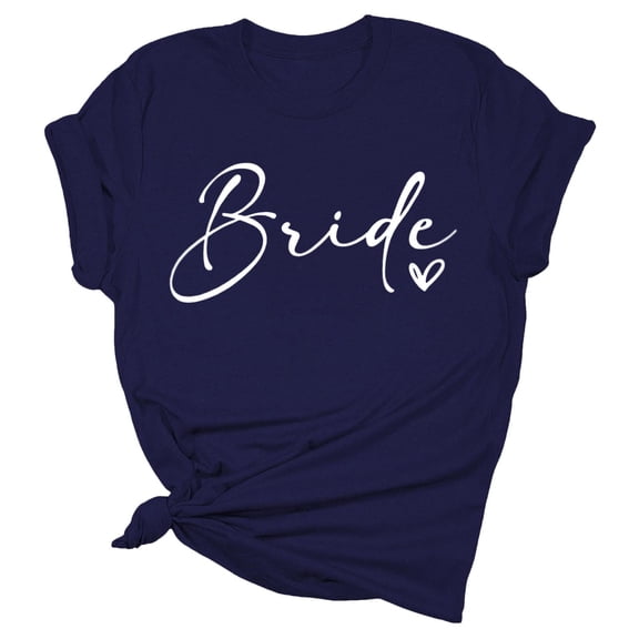 Youmylove Womens Tops T Shirt Team Bride T Shirt Bride Shirts Bridesmaid Single Party T Shirts
