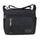 thumbnail image 1 of Bolso bandolera de lona negra para hombre de TINKSKY, bolso bandolera tipo cartera, bolso de viaje para hombre, 1 of 6