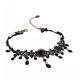 thumbnail image 1 of Gargantilla de encaje negro, collar con colgante de cristal vintage, accesorios de cadena punk para mujer, 1 of 5