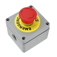 thumbnail image 4 of Caja De Interruptores, IP66 A Prueba De Polvo E Impermeable 80x75x60 Botón De Parada De Emergencia, Interruptor De Pulsador Para Exteriores, 4 of 7