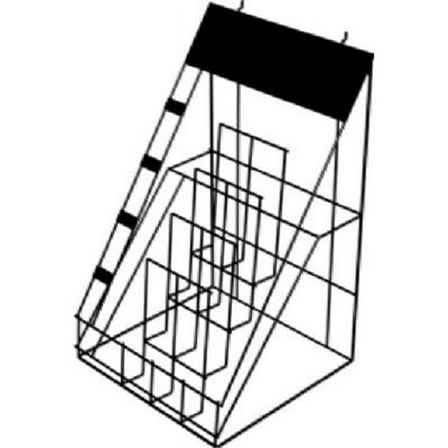 6001-293 4 Tier Large Circular Saw Blade Display
