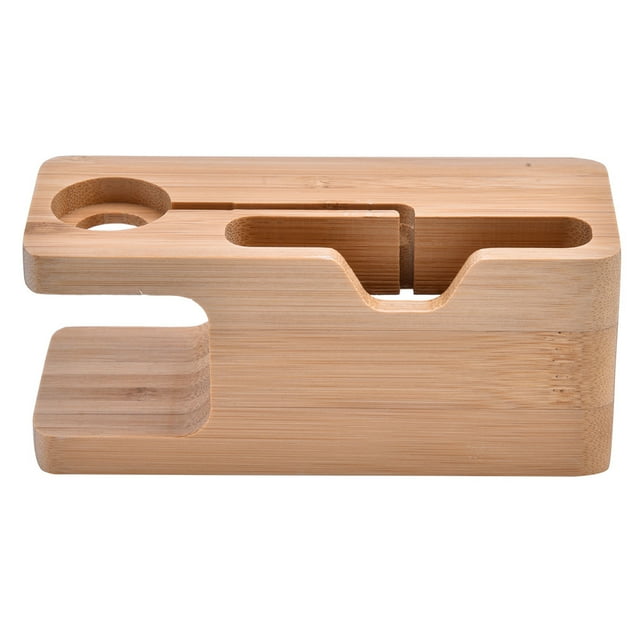 DEWIN Bamboo Charging Dock Station Bracket Stand Holder For IOS