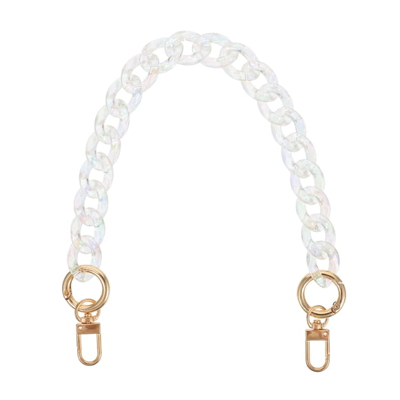 1pc DIY Teléfono Cubierta de cubierta Acrílico Hebilla Pulsera Correa de cadena (color surtido)