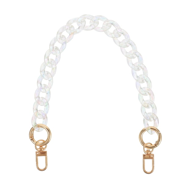 1pc DIY Teléfono Cubierta de cubierta Acrílico Hebilla Pulsera Correa de cadena (color surtido)