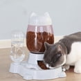 thumbnail image 3 of 2 In 1 Pet Automatic Feeder Dog Cat Drinking Bowl For Dogs Water Drinking Feeder Large Capacity Cat Feeding Bowl Dispenser, 3 of 6