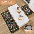 thumbnail image 5 of KUETH Kitchen Mats for Floor, Kitchen Rug with Anti Fatigue, Non Slip Washable Kitchen Rug, Set of 2 Kitchen Mat 17"x59"+17"x30", Runner Rug with Waterproof for Bathroon and Bedroom, 5 of 8