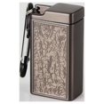 thumbnail image 1 of Mini Portable Pocket Metal Deodorant Ashtray with Key Chain (Black), 1 of 5