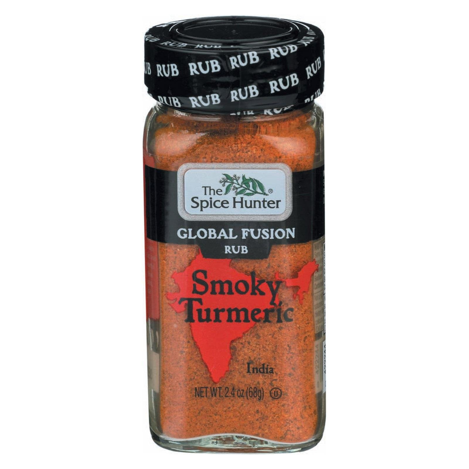 SPICE HUNTER, RUB, SMOKEY TUMERIC, Pack of 3, Size 2.4 OZ No