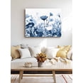 thumbnail image 4 of Navy Blue Flowers Wall Art for Living Room, Canvas Picture Wall Decor for Bathroom Bedroom, Summer Pastoral Botanical Painting Artwork for Office Kitchen Hallway Dining Room Home Decorations 16"x20", 4 of 8