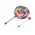 thumbnail image 1 of Esquirla Percussion Instrument Hand Drum with Mallet Several Size Available 8 8 inch, 1 of 5