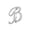 B, variant on Silver Letter A Rhinestone Brooch for Women, Elegant Initial Pin for Suit Lapel & Scarf, Sparkling Jewelry Gift, brooches and pins for women A