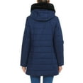 thumbnail image 4 of Ma Croix Womens Lightweight Alternative Down Puffer Coat Parka Jacket with Plush Lined Hood, 4 of 9