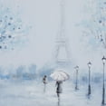 thumbnail image 5 of 24" x 24" Eiffel Tower Framed Wall Art with Silver Frame, by DecMode, 5 of 8