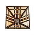 thumbnail image 5 of Meyda 119637 14 in. Square Prairie Wheat Shade, Beige Amber Orange 59, 5 of 5