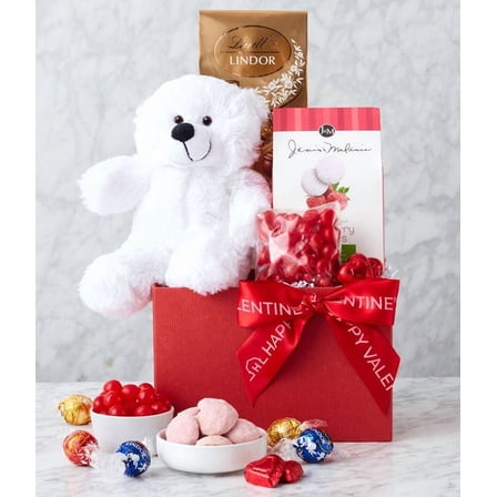From You Flowers - Un-bear-ably Adorable Valentine's Basket for Birthday, Anniversary, Get Well, Congratulations, Thank You, All Occasions