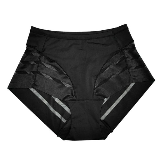 yunLCZ Womens Waist Trainer Corset Seamless High Waist Underwear Shapewear Stripe Lace Compression Panties Butt Lifter