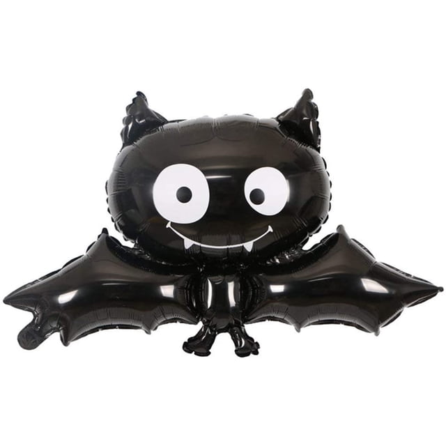 Murciélagos vampiros negros, globo de aluminio para Halloween, suministros reutilizables para fiestas, globos, fiesta en casa, Bar, decoración, regalos para niños BANYUO Electrónica