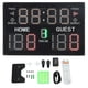 thumbnail image 2 of Marcador De Baloncesto, ABS Operación Remota Luz LED Distancia Visible De 21 M Marcador Digital De Baloncesto Para Juegos De Fútbol, 2 of 7