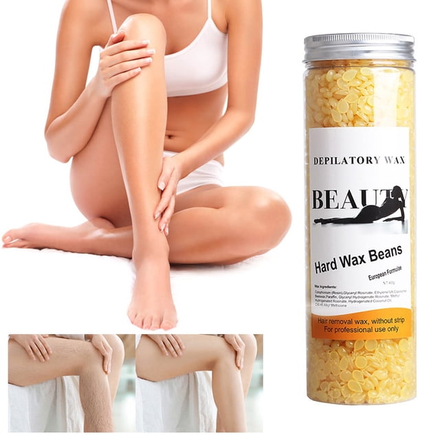 Hard Wax Beads For Hair Removal Brazilian Wax Beads Sensitive Skin Wax Beans Facial Eyebrows Back Chest Leg At Home Pearl Wax Beads 400G, Hair Remover