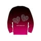 thumbnail image 4 of Día de San Valentín Blusa para mujer Manga larga Love Eement Prints Camiseta con cuello redondo Sudadera XBTCLXEBCO Corazón fucsia, CH, 4 of 6