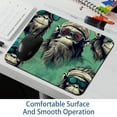 thumbnail image 6 of Monkey Gaming Mouse Pad Desk Mat, Square 8.3x9.8 Inch Non-Slip Rubber Bottom Printed Design for Office and Gaming, 6 of 6