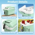 thumbnail image 6 of IceBlue 8L car refrigerator(9V type-C/12V DC), Dual Temperature (Cold and Hot), compact Mini Fridge for Camping, Travel, Truck, Home, Fishing, RV and Outdoor, with Shoulder Strap, 6 of 10