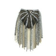 thumbnail image 5 of sunsanly Shoulder Epaulet Long Tassels Metal Sequins Rhinestone DIY Elegant Men Women Shoulder Board Badge Brooch Business Suit Accessories, 5 of 8