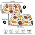 thumbnail image 3 of Balery Thanksgiving Turkey Print Car Windshield Sun Shade,Windshield Sunshade for Car Pickup Truck SUV Accessories-Medium, 3 of 7