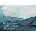 thumbnail image 2 of Louise, Gigi 24x18 White Modern Wood Framed Museum Art Print Titled - Love Ocean, 2 of 4