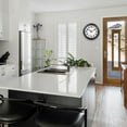 thumbnail image 4 of 12 Inch Retro Wall Clock Silent,Accurate Time,Big Numbers,Quartz,Analog,Black Gold, 4 of 8