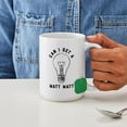 thumbnail image 4 of CafePress - Can I Get A Watt Watt - 15 oz Ceramic Large White Novelty Mug, 4 of 6