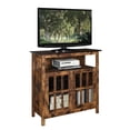 thumbnail image 3 of Meuble Télé Haut Big Sur avec Armoires de Rangement, Fini Bois Brun, 3 of 9