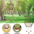 thumbnail image 4 of Precios Inmejorables, Comedero para pájaros colgante Comedero para pájaros con ventosa Comedero para pájaros portátil con flores Akmoler, 4 of 8