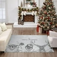 thumbnail image 2 of Cozy Winter ACW40 Gray Washable 30 inch x 46 inch Rug, 2 of 5